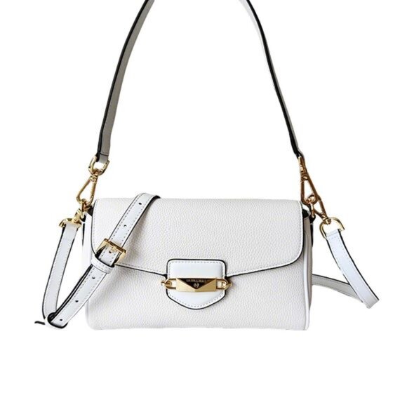 Michael Kors Fleur Ladies' Crossbody Underarm Bag White - Picture 1 of 10